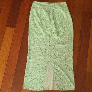 *FREE ADDON* Green Flower Skirt